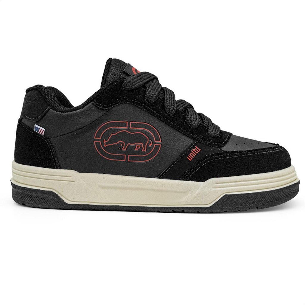 Tênis Ecko Passadena 707ECK Unissex | Preto Vermelho