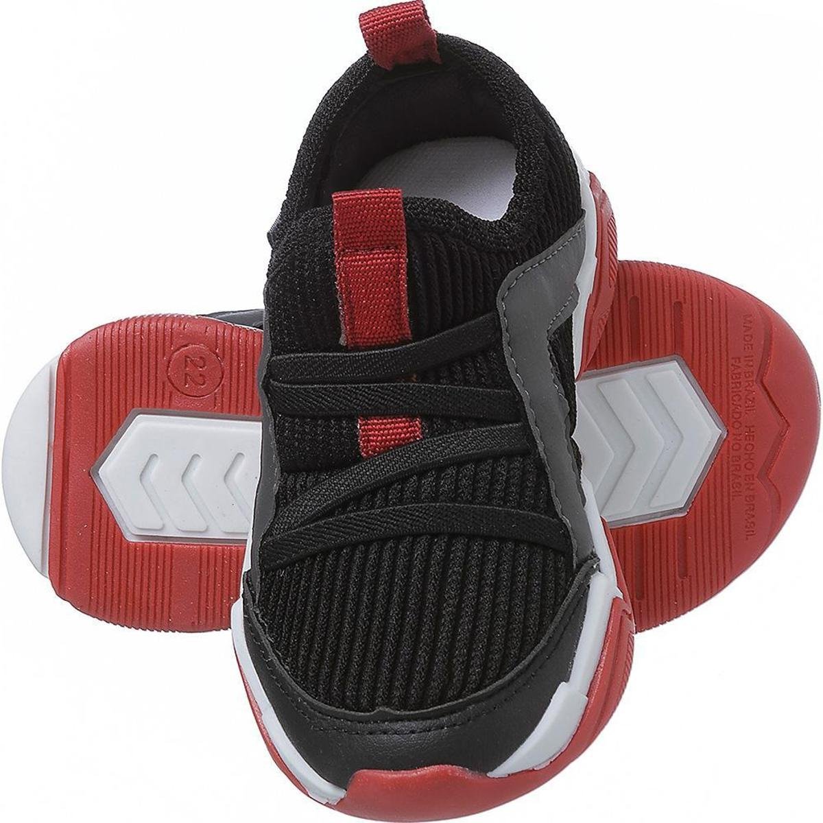 Tênis Energy Infantil Masculino Vermelho Slip On Dia a Dia Camin Menor preço em Tênis Energy Infantil Masculino Vermelho Slip On Dia a Dia Camin