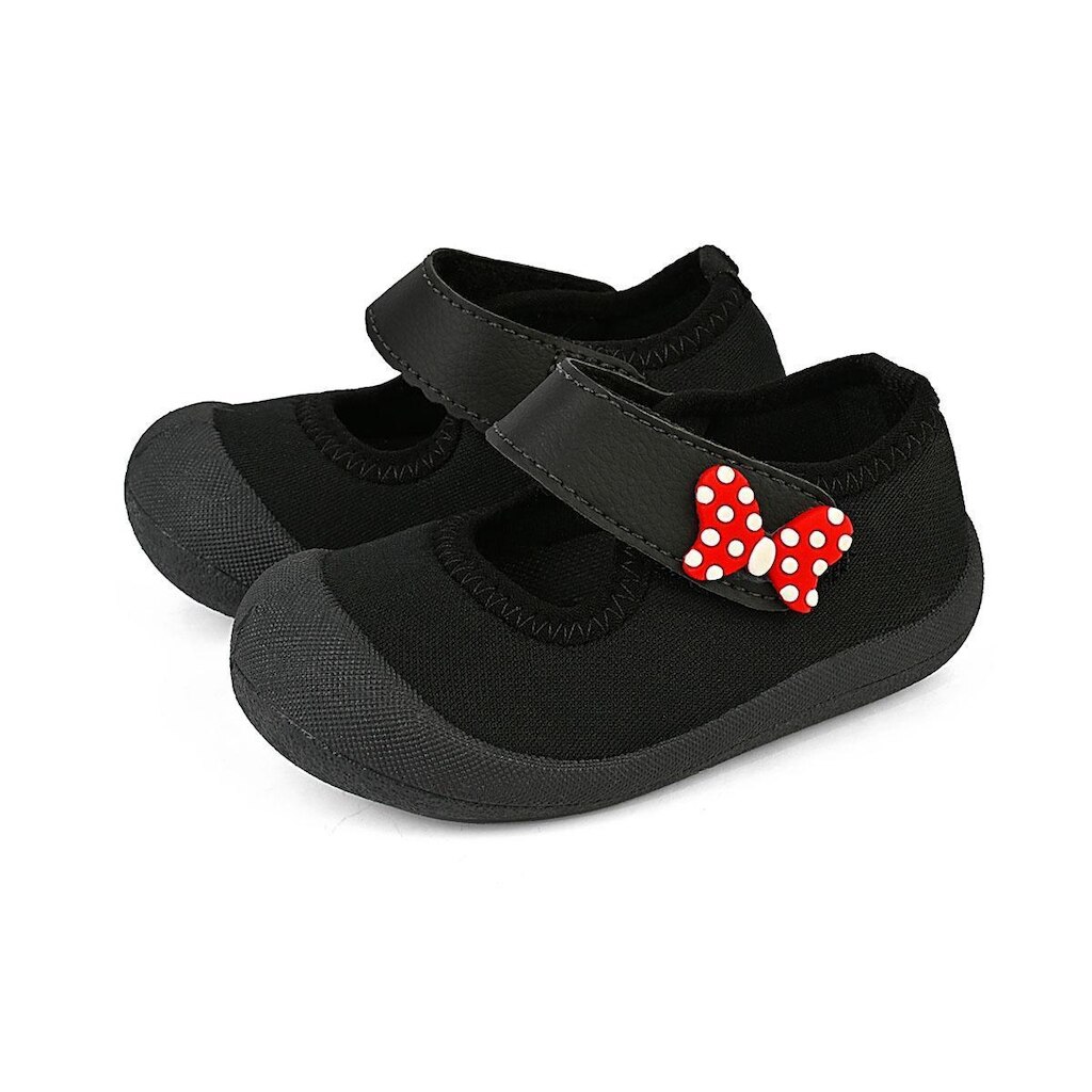 Tênis Esportivo Calce Fácil Infantil Feminino Bebê Leve Preto/Vermelho Mz Shoes