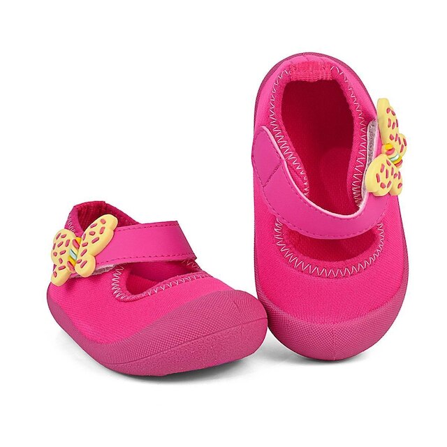 Tênis Esportivo Calce Fácil Menina Infantil Primeiros Passos Pink/Laço Mzkid