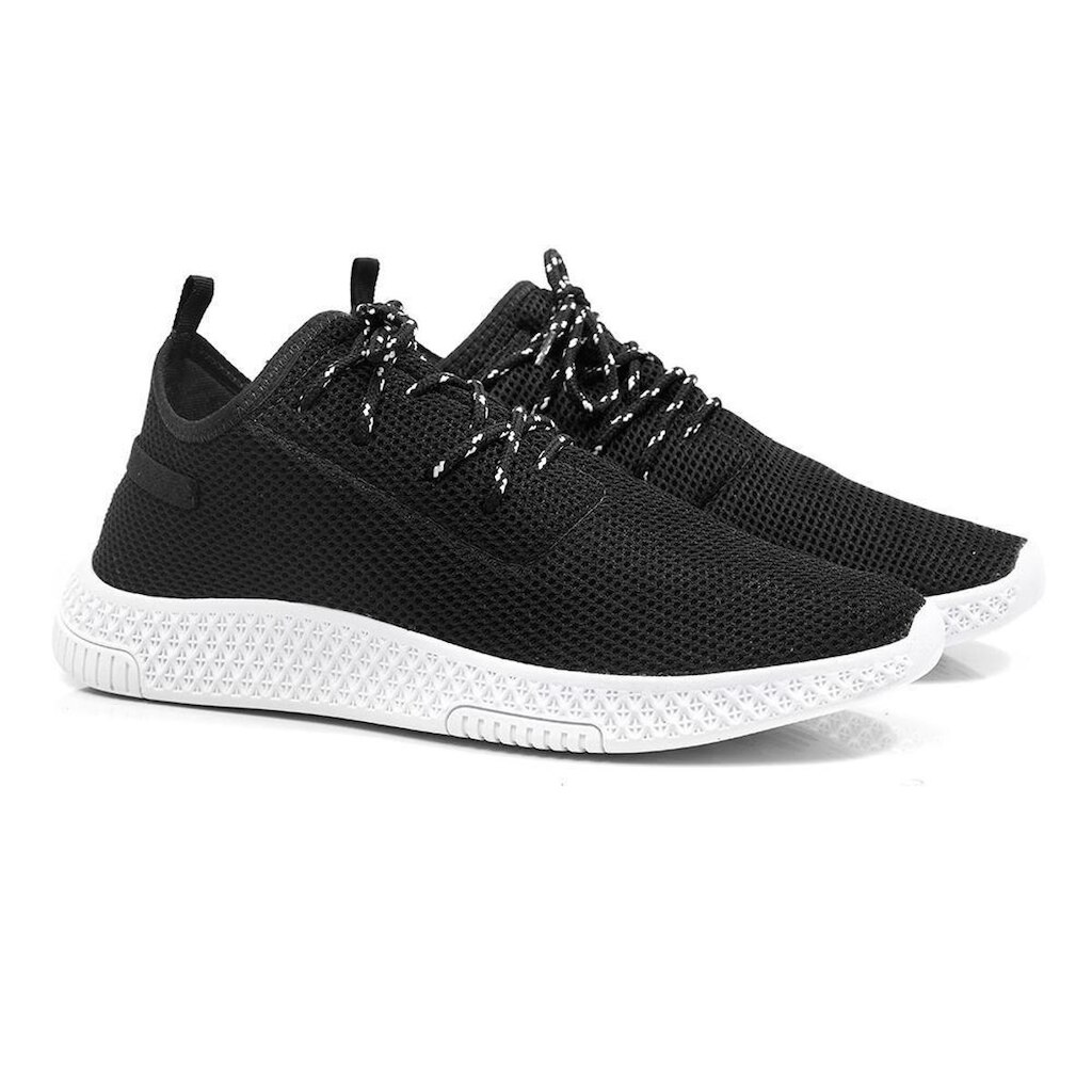 Tênis Esportivo Masculino Nylon Cadarço Caminhada Dia a Dia