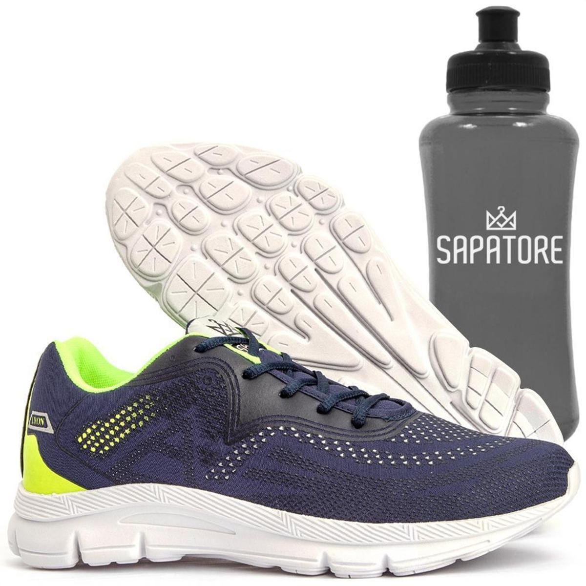 Tênis Esportivo Masculino Sapatênis Academia + Squeeze Menor preço em Tênis Esportivo Masculino Sapatênis Academia + Squeeze