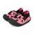 Tênis Esportivo Slip On Bebê Babuche Infantil Menina Verão Antiderrapante Rosa Gatinha Mzkid - Rosa+Preto