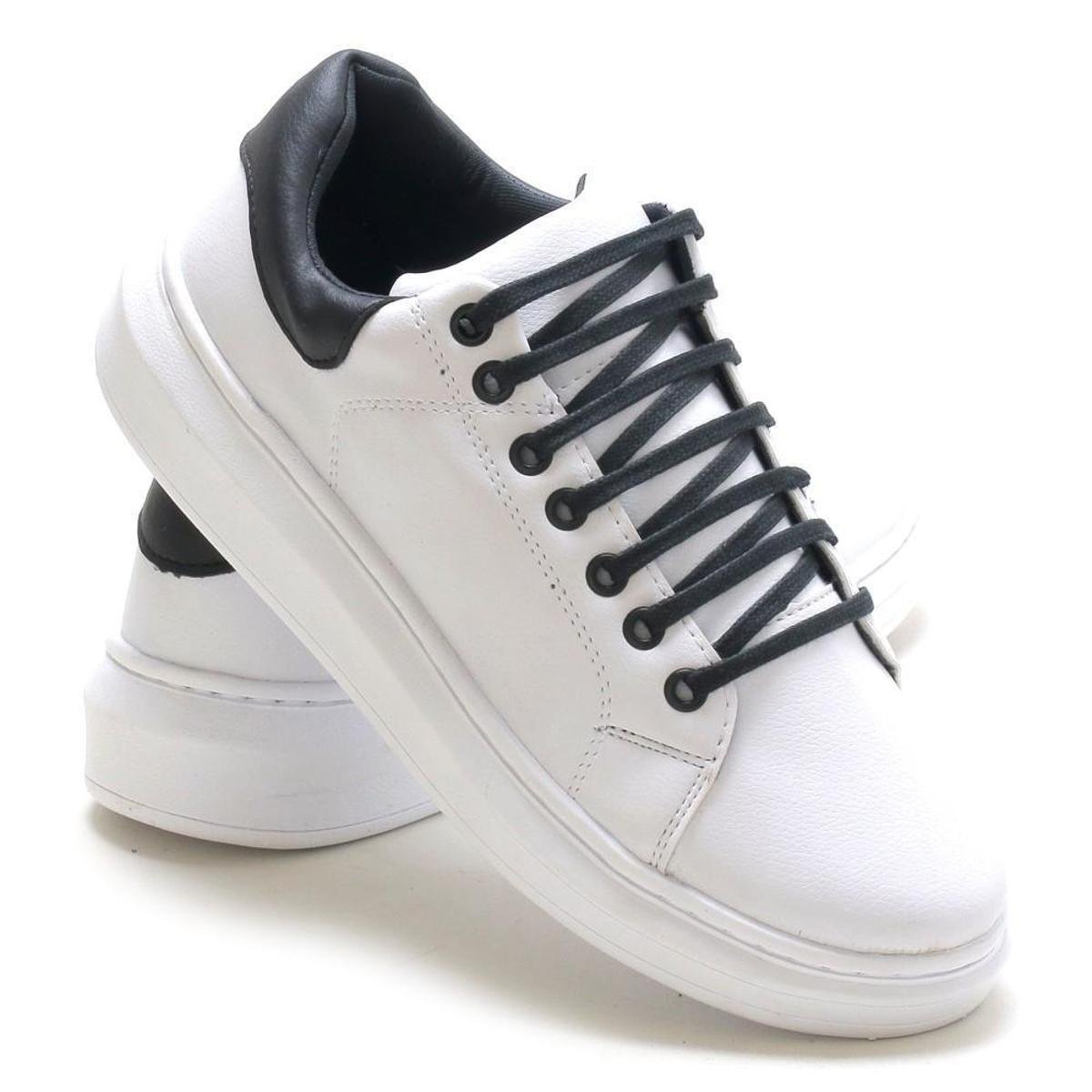 Tênis Esportivo Solado Alto Form's + Carteira Masculino - Branco | Zattini