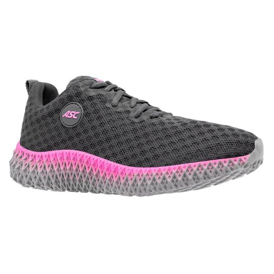 Tênis Esportivo Unissex Tecido Leve Solado 3D Super Leve Fit