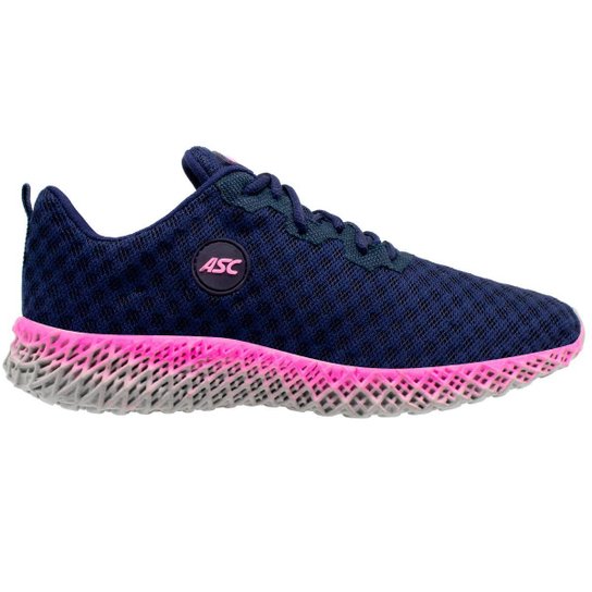 Tênis Esportivo Unissex Tecido Leve Solado 3D Super Leve Fit
