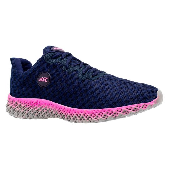 Tênis Esportivo Unissex Tecido Leve Solado 3D Super Leve Fit