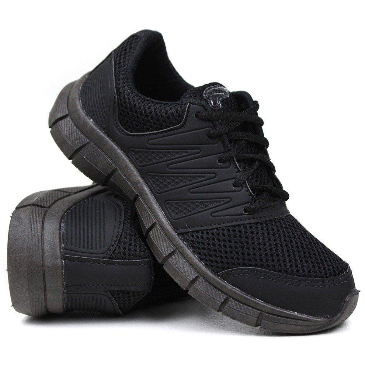 Menor preço em Tenis Esportivo Utraflex Preto Confortavel Corrida Caminhada Academia - Preto