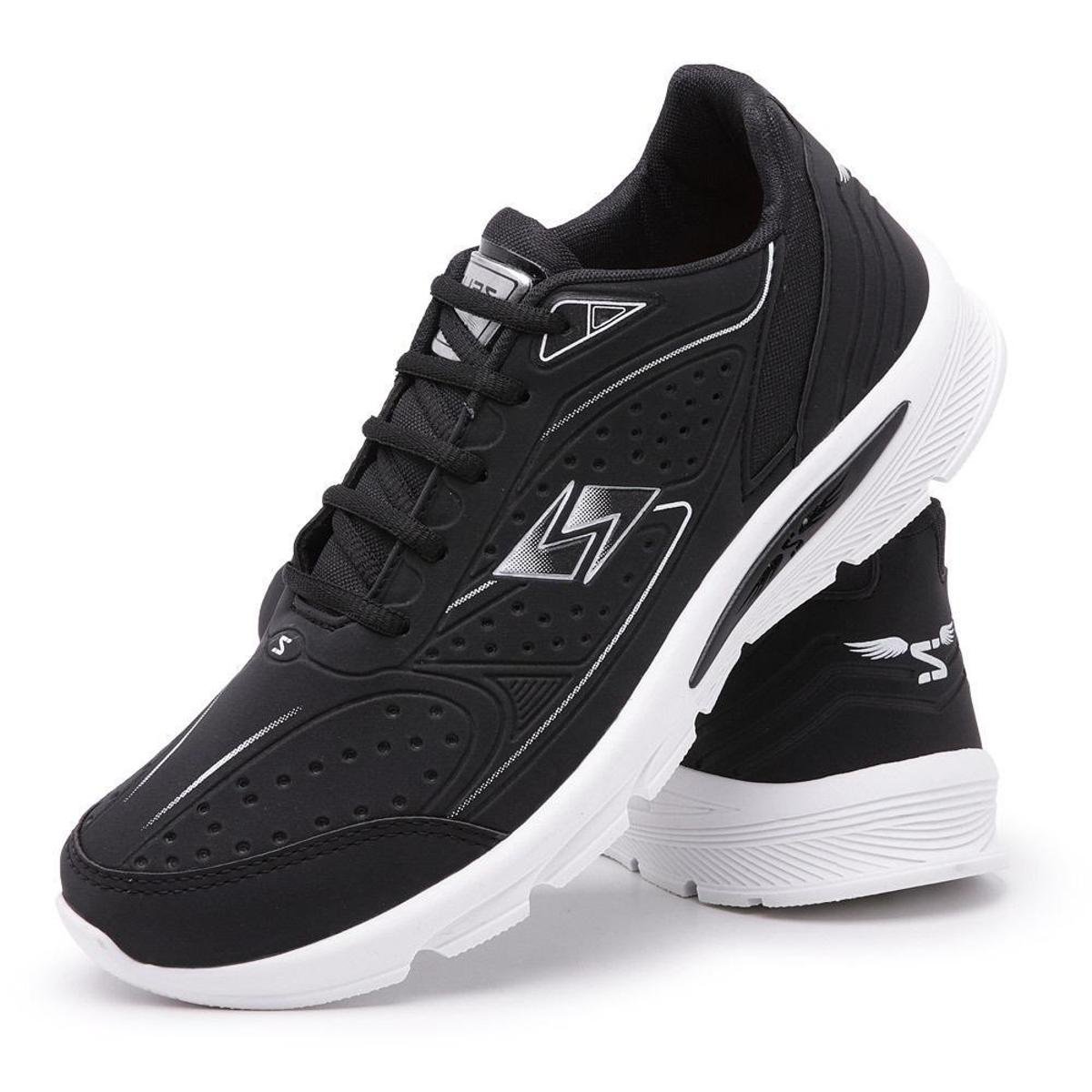 Menor preço em Tênis Esportivo Zeus MNX Caminhada Confortável Masculino - Preto