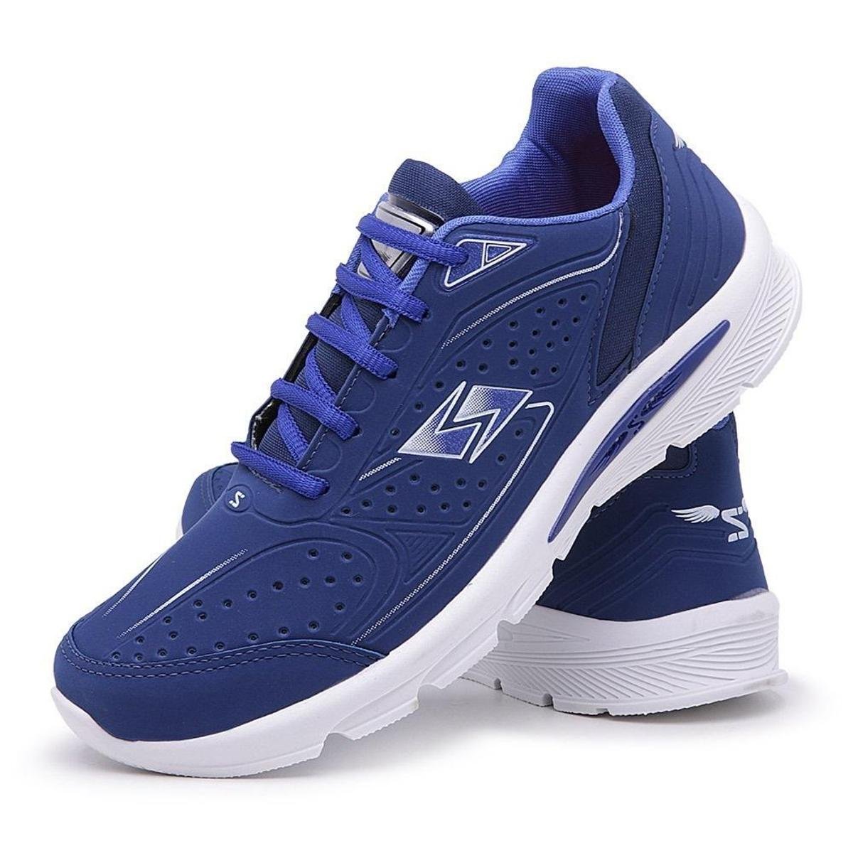 Menor preço em Tênis Esportivo Zeus MNX Caminhada Confortável Masculino - Azul