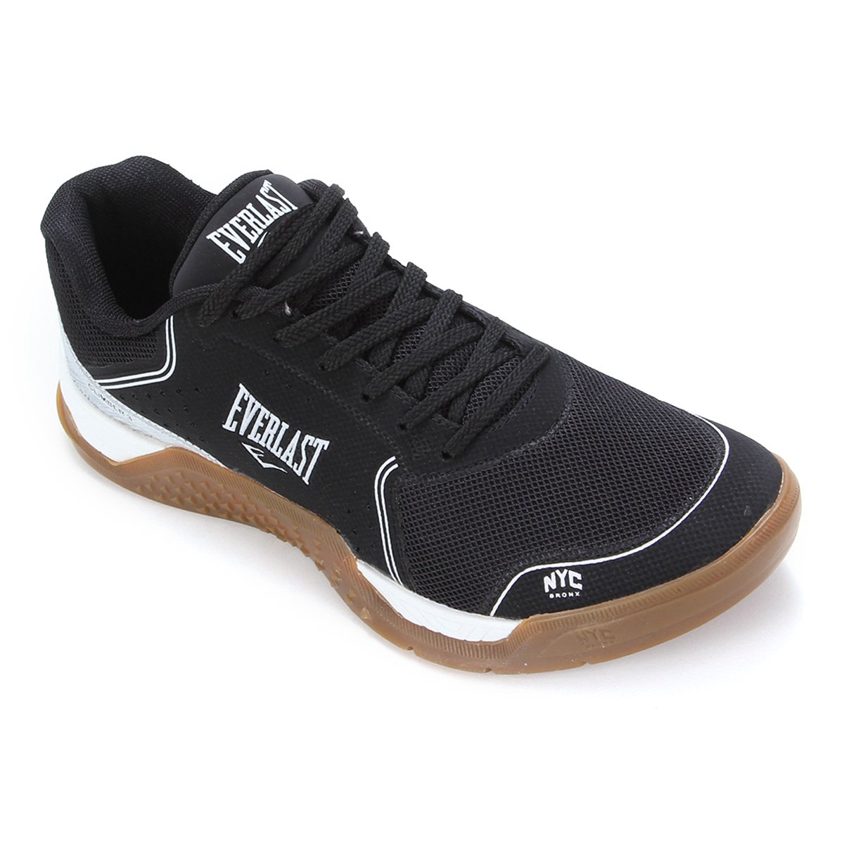 Tênis Everlast Climber III Masculino - Preto+Prata Menor preço em Tênis Everlast Climber III Masculino - Preto+Prata