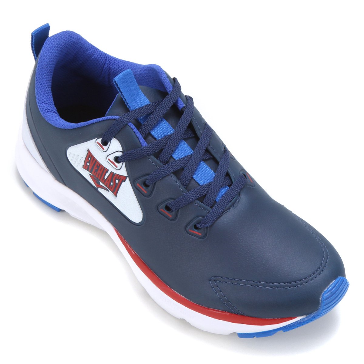 Tênis Everlast Confort II Masculino - Marinho+Vermelho Menor preço em Tênis Everlast Confort II Masculino - Marinho+Vermelho