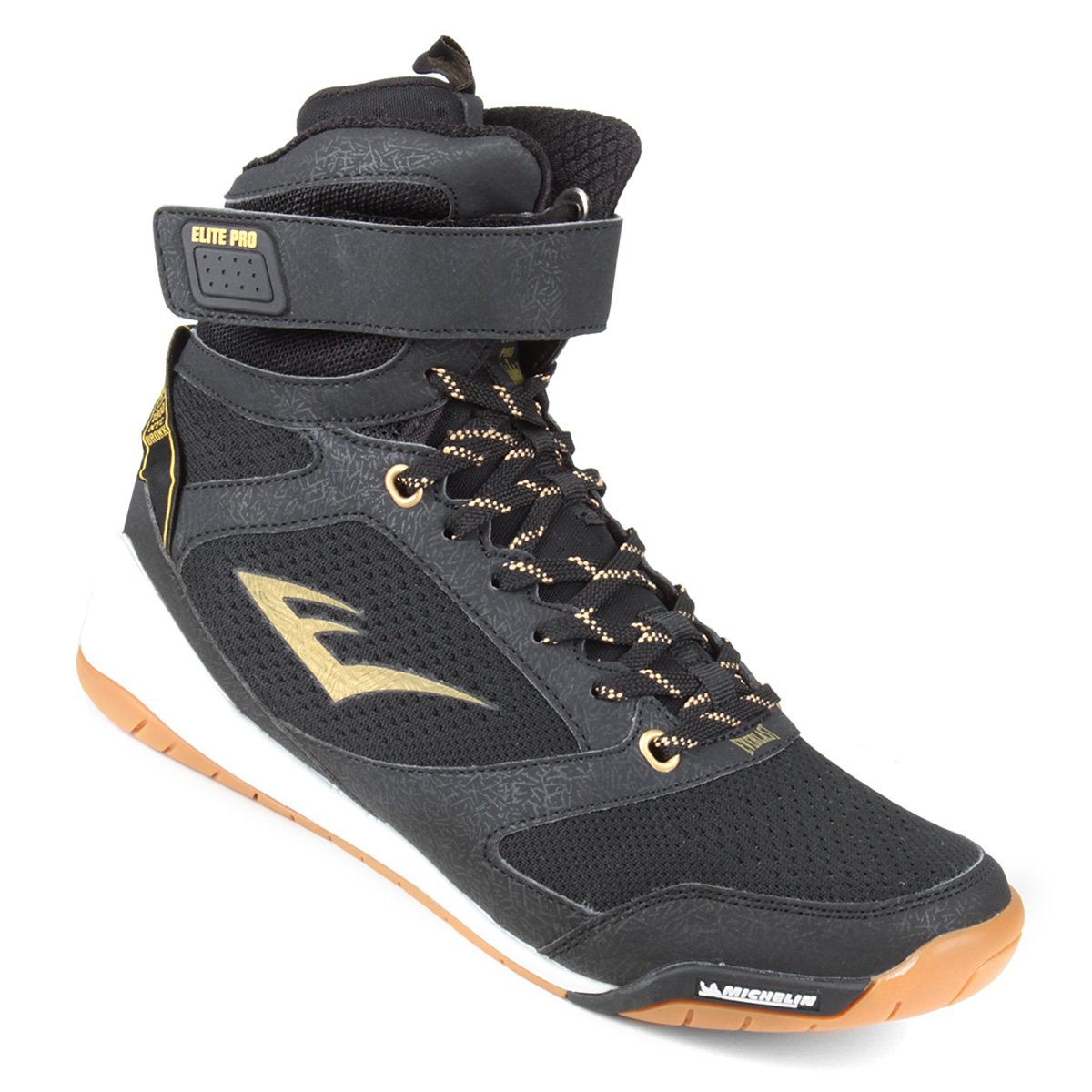 Tênis Everlast Elite Pro Masculino - Preto Menor preço em Tênis Everlast Elite Pro Masculino - Preto