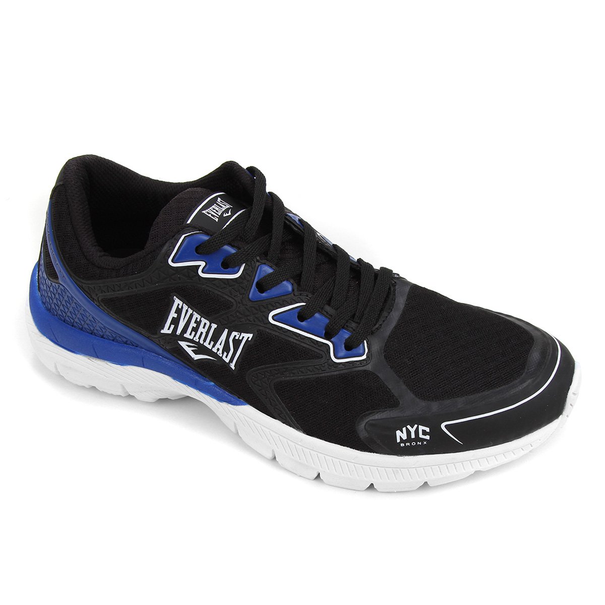 Tênis Everlast Movement Masculino - Preto+Azul Menor preço em Tênis Everlast Movement Masculino - Preto+Azul