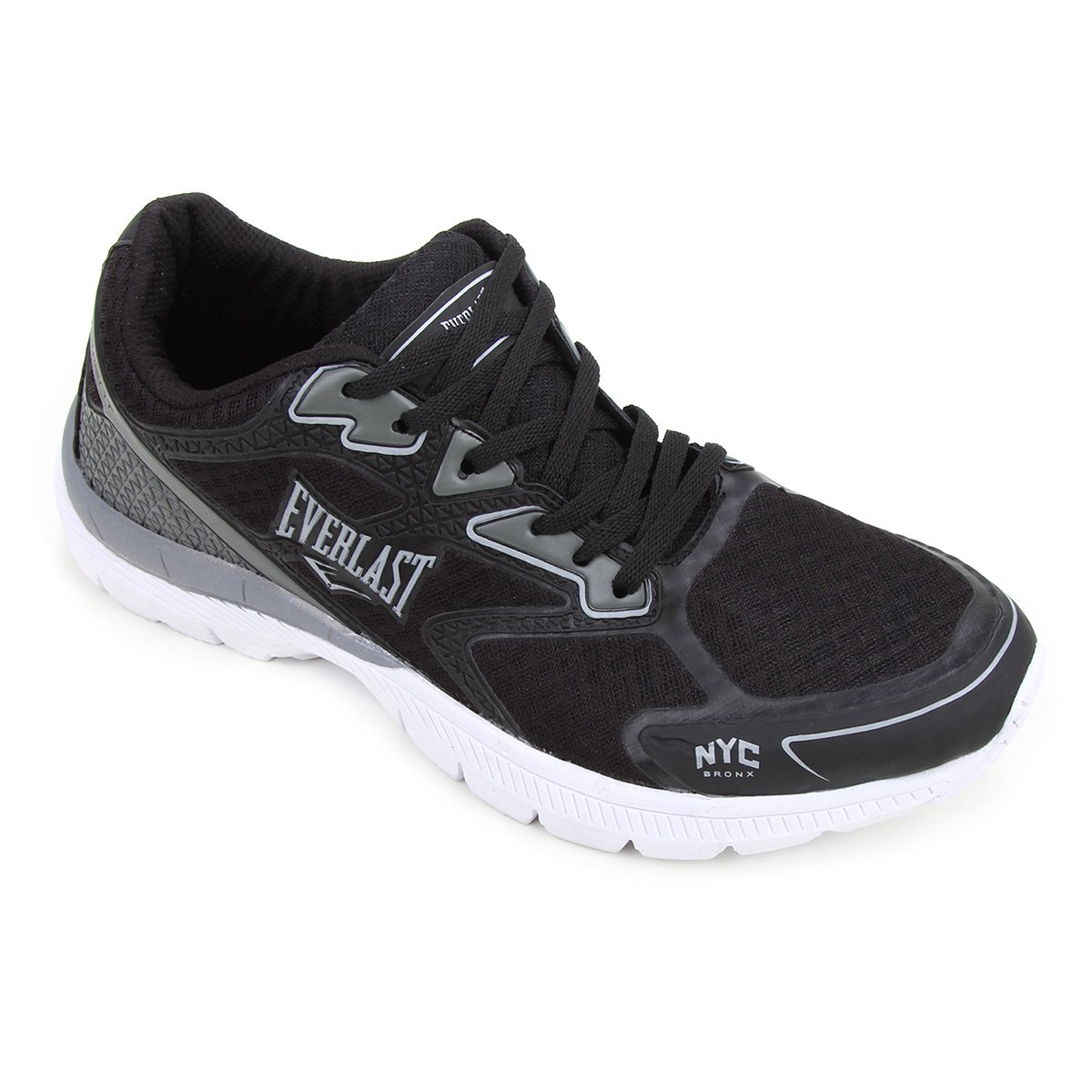 Tênis Everlast Movement Masculino - Preto+Cinza Menor preço em Tênis Everlast Movement Masculino - Preto+Cinza