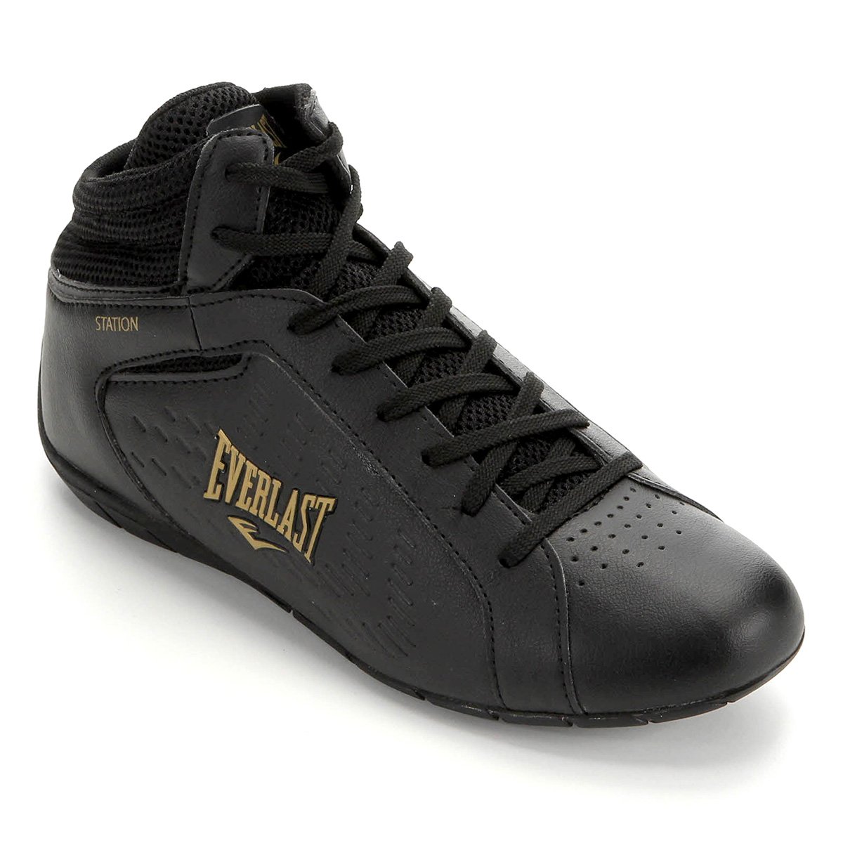 Tênis Everlast Station Masculino - Preto+Dourado Menor preço em Tênis Everlast Station Masculino - Preto+Dourado