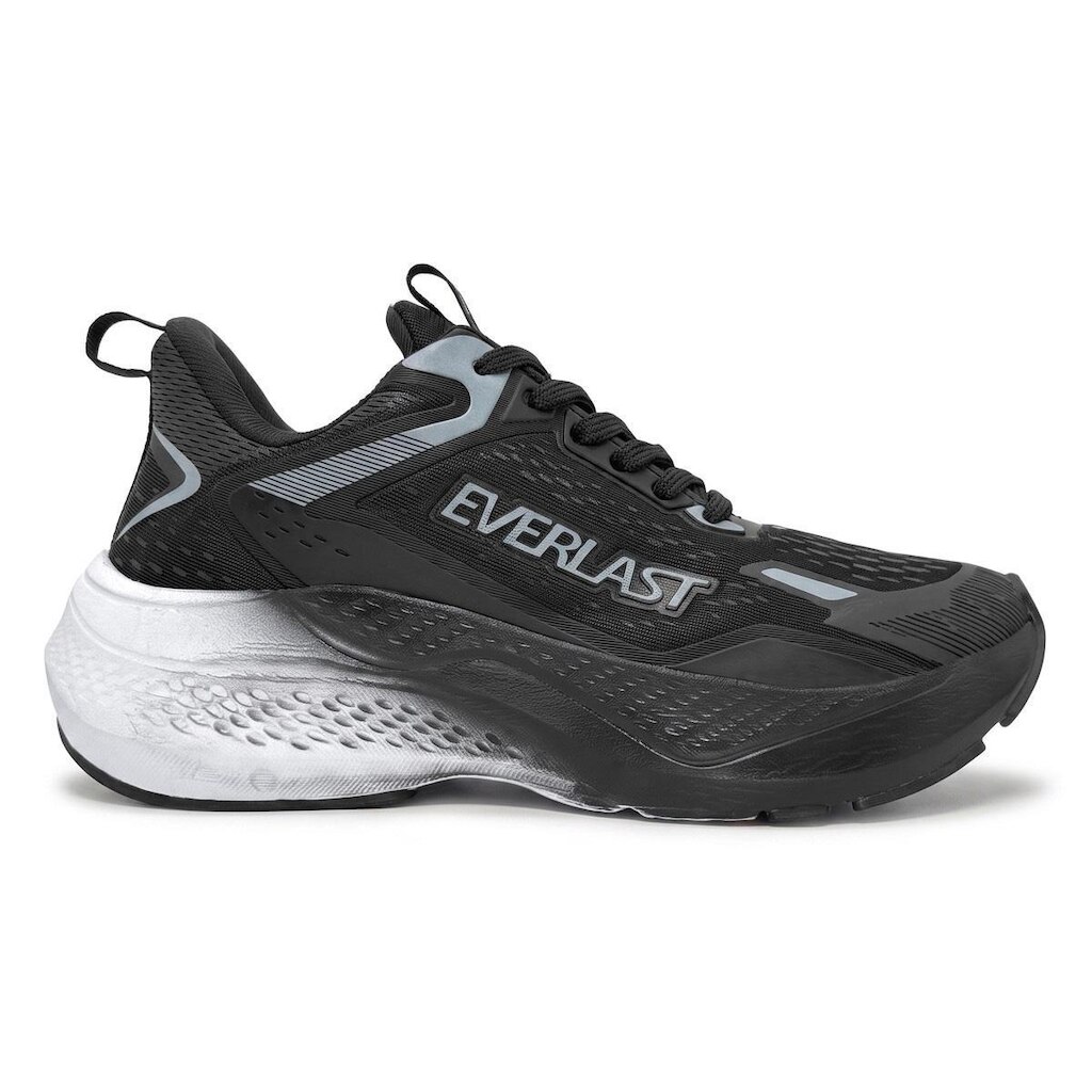 Tênis Everlast Strattos Unissex | Preto Cinza
