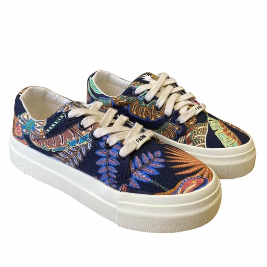 Tênis Farm Fervo Folhagem Cool Preto Zattini