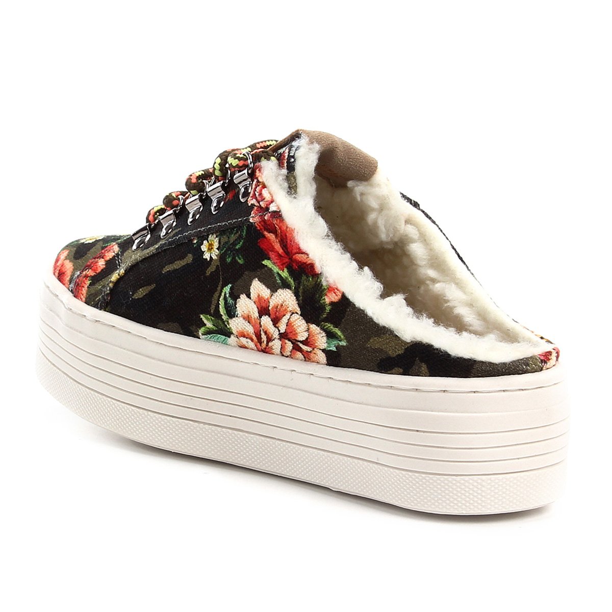 tenis mule floral