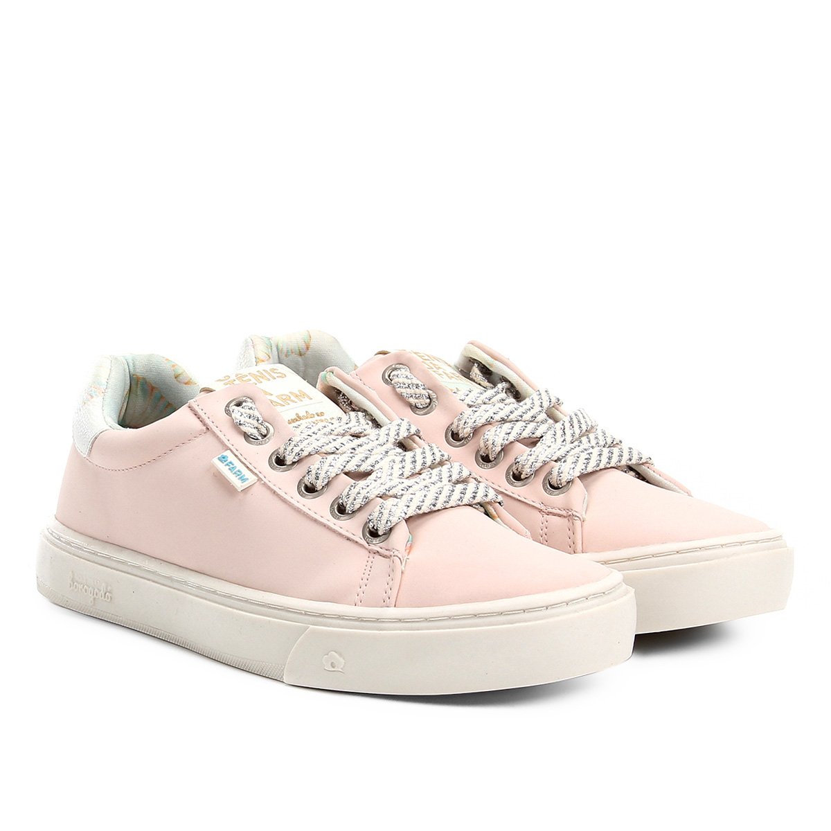 Tênis Farm Liso Borogodó Feminino - Rosa Claro é ruim? Tênis Farm Liso Borogodó Feminino - Rosa Claro é boa?