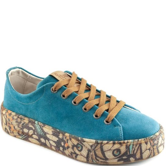 Tênis Farm Pista Solado Flatform Feminino - Azul
