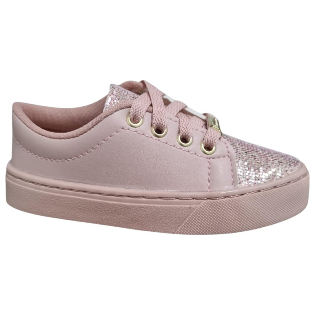 Tênis Fem Infantil Kids Vf 011 Md Ind Casual Brilho Old Star