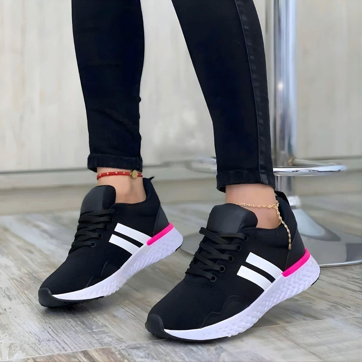 Tênis Feminino Academia Caminhada Ginastica Super Leve e Confortável Menor preço em Tênis Feminino Academia Caminhada Ginastica Super Leve e Confortável