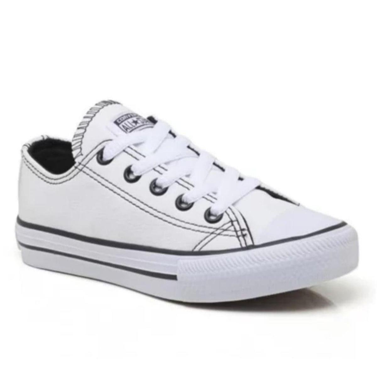 Tênis Feminino AII Baixo Star Chuck Taylor Lift - Branco Menor preço em Tênis Feminino AII Baixo Star Chuck Taylor Lift - Branco