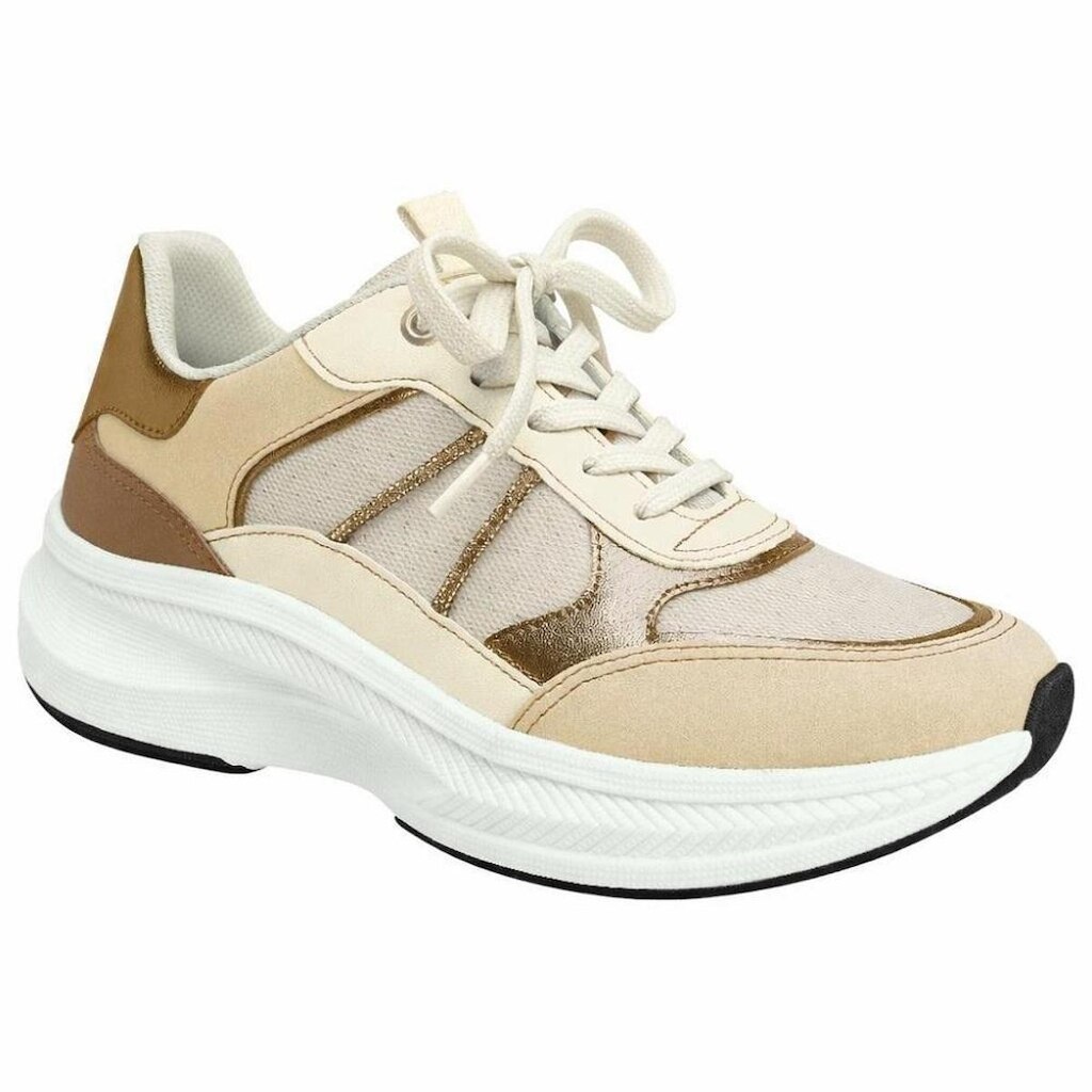 Tênis Feminino Anabela Medio Piccadilly 933001 - Off White