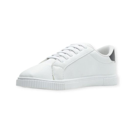 Tenis Feminino Anacapri Casual Cadarço Elastico Branco Zattini