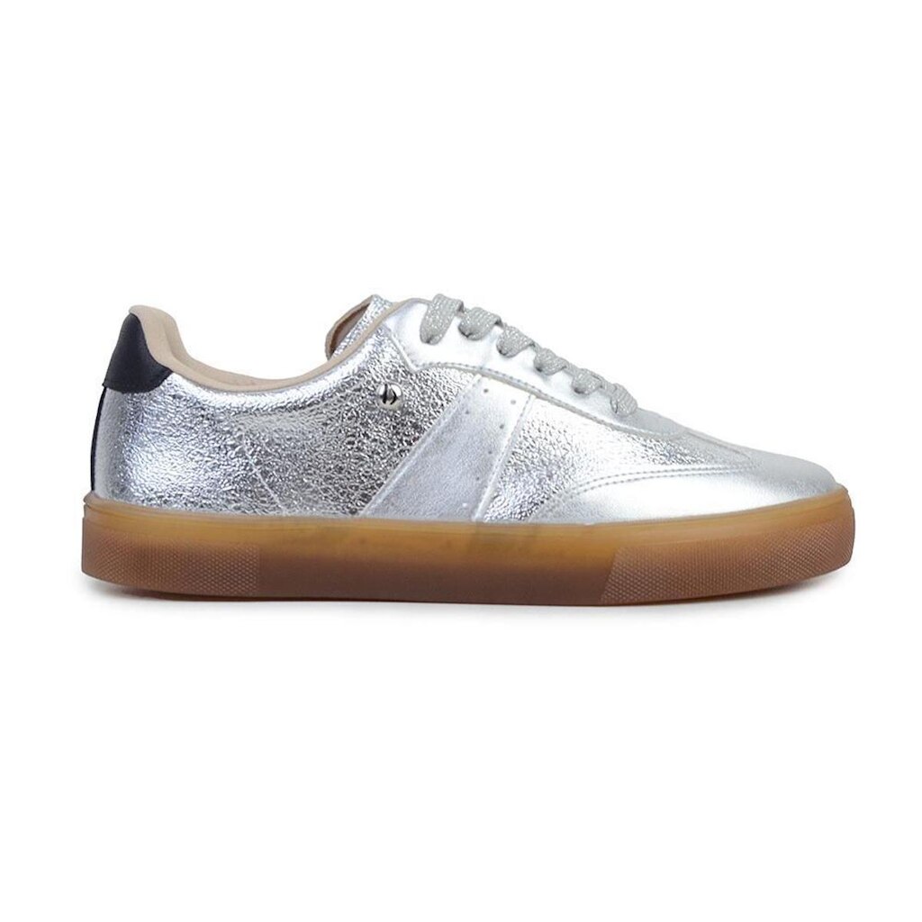Tênis Feminino Bebecê Prata e Preto - T213