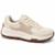 Tênis Feminino Beira Rio Casual Napa e Camurça Solado Alto - Branco