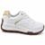 Tênis Feminino Beira Rio Casual Solado Alto Branco Dourado - Branco+dourado