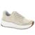 Tênis Feminino Beira Rio Plataforma Casual Estiloso - Off White