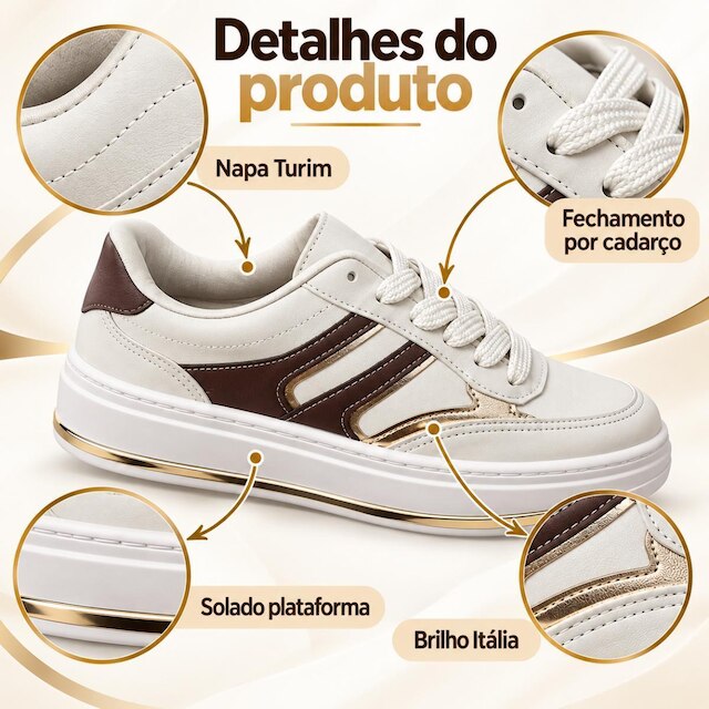 Tênis Feminino Beira Rio Ref. 4305.329 - Napa Casual