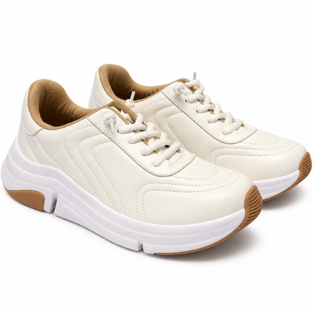 Tênis Feminino Benévola Chunky Urbano Leve e Confortável com Palmilha Ultra Comfy e Calce Fácil