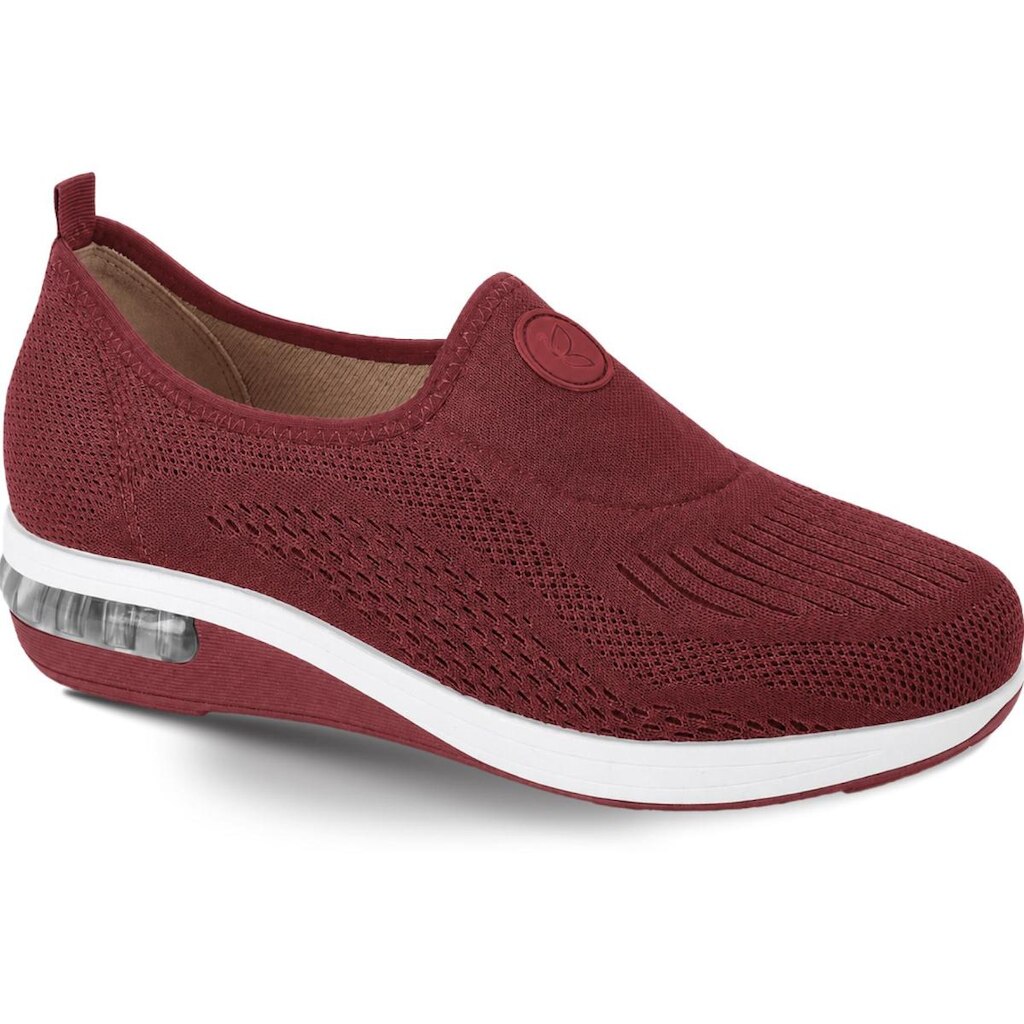 Tênis Feminino Benévola Gel Tech Slip On Ultraconforto Palmilha Macia Solado Antiderrapante Leve
