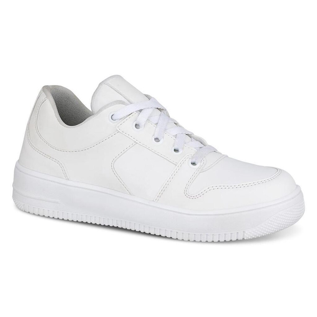 Tênis Feminino Cadarço Cano Curto Confortável Macio Casual