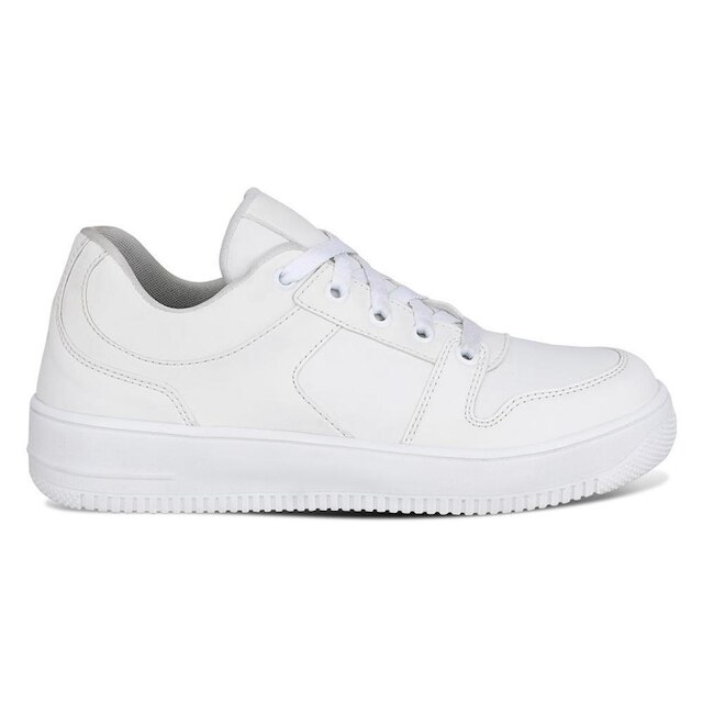 Tênis Feminino Cadarço Cano Curto Confortável Macio Casual