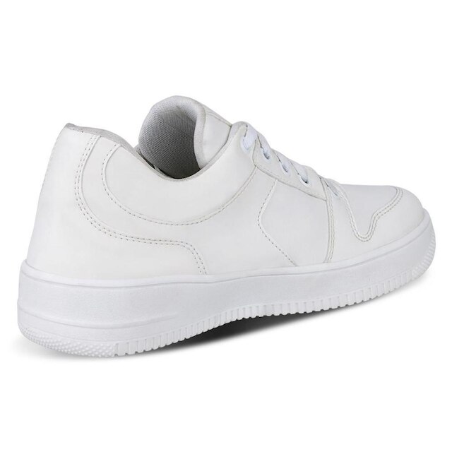 Tênis Feminino Cadarço Cano Curto Confortável Macio Casual