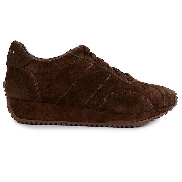 Tênis Feminino Carrano Suede Brownie Marrom - 1013