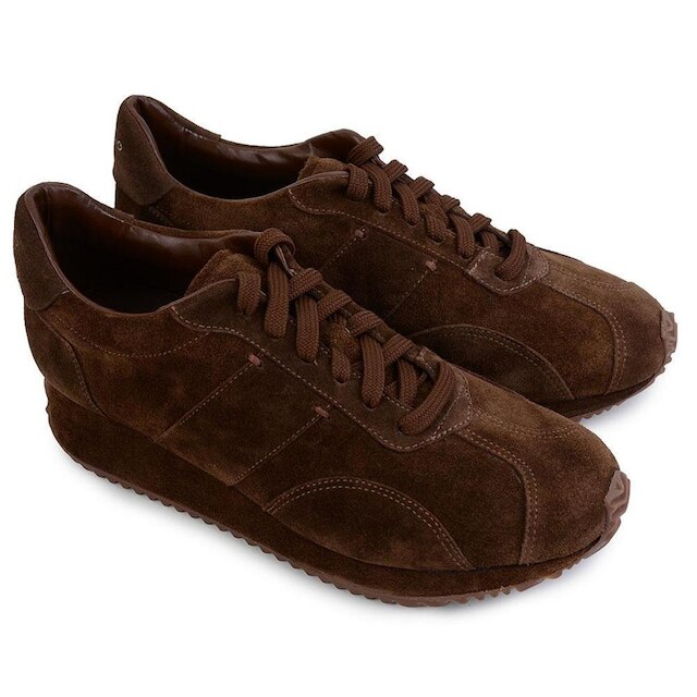 Tênis Feminino Carrano Suede Brownie Marrom - 1013