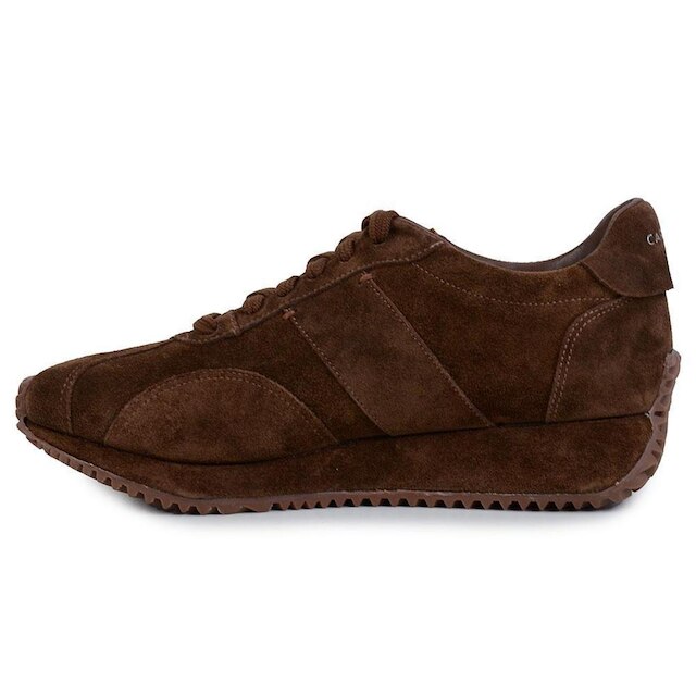 Tênis Feminino Carrano Suede Brownie Marrom - 1013