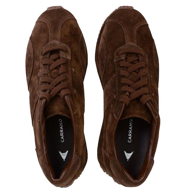 Tênis Feminino Carrano Suede Brownie Marrom - 1013