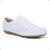 Tenis Feminino Casual Branco Bascio Facil Calce sem Cadarço - Branco