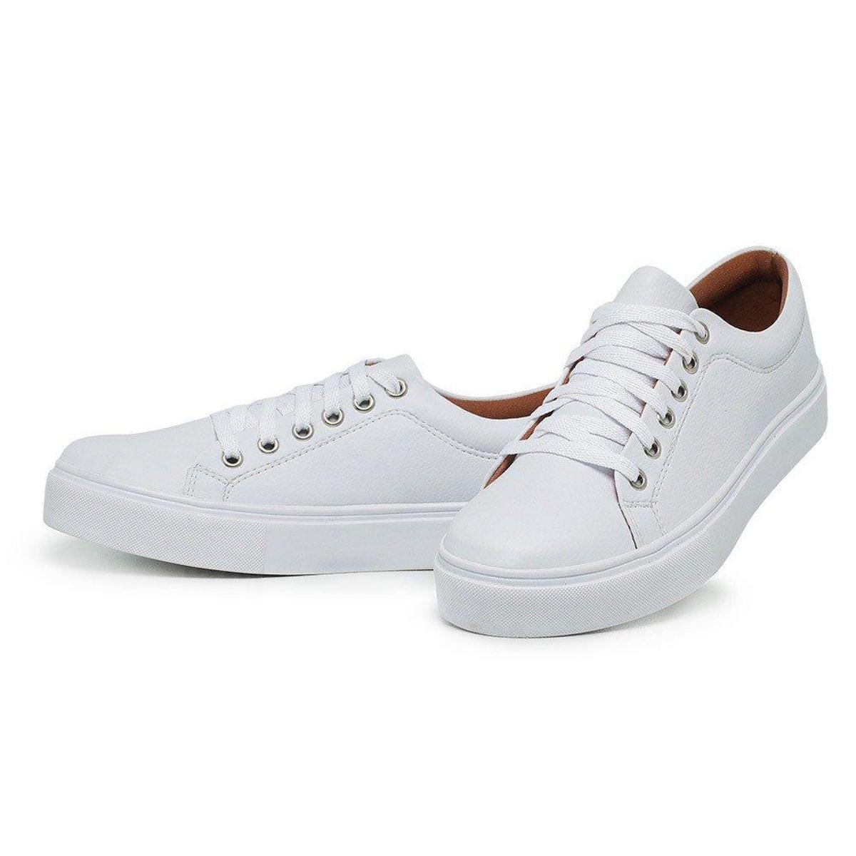 Tênis Branco Feminino Zattini TÃªnis Casual Feminino Tênis Vizzano