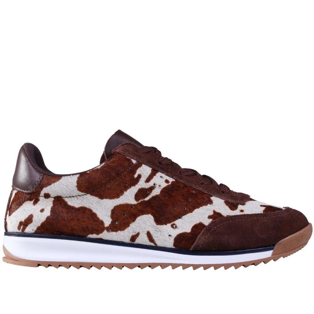 Tênis Feminino Casual com Sola Gum Zariff 087022 Marrom