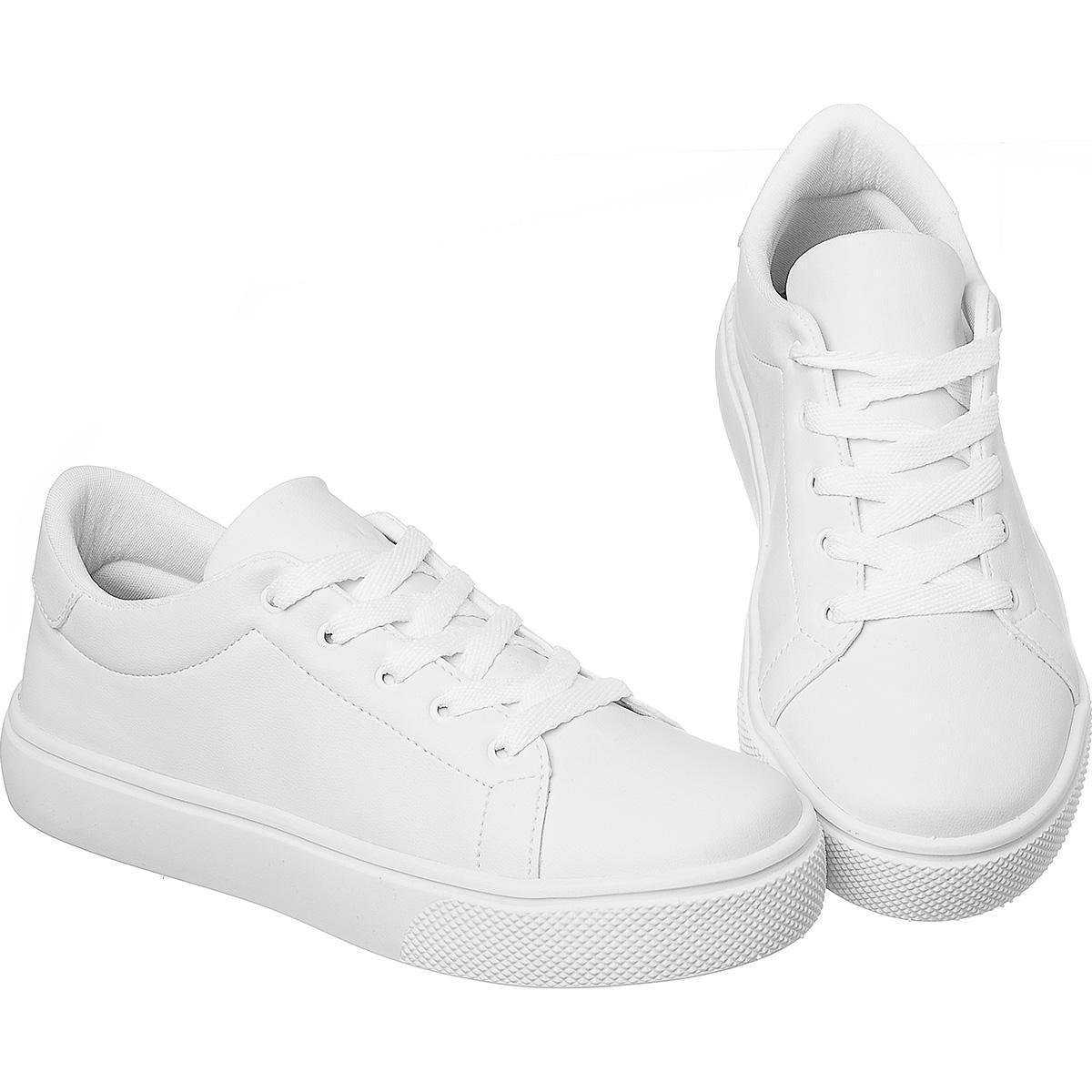 Tênis Casual Sapato Branco Promoção Tênis Feminino Sapatos Em