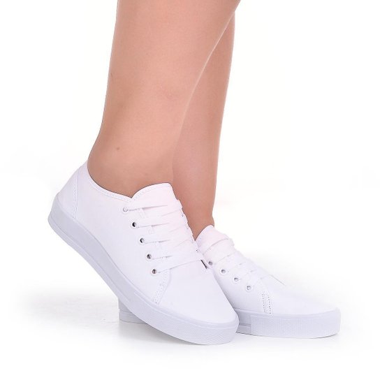 Tênis Branco Feminino Casual Zattini Sapatenis Feminino Feminino