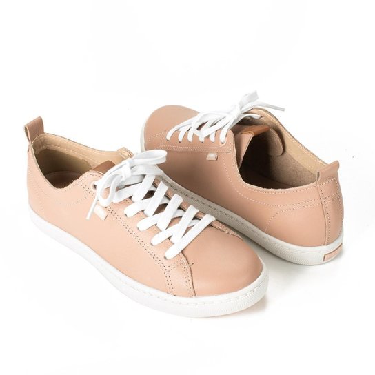 Tenis Feminino Casual Couro Dakota G4291